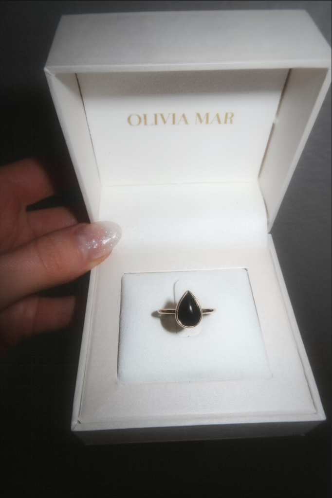 Paint it Black Onyx Ring
